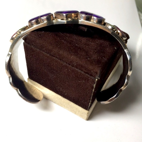 🖤Aldrich Arts 💕Vtg cuff bangle - Picture 7 of 16